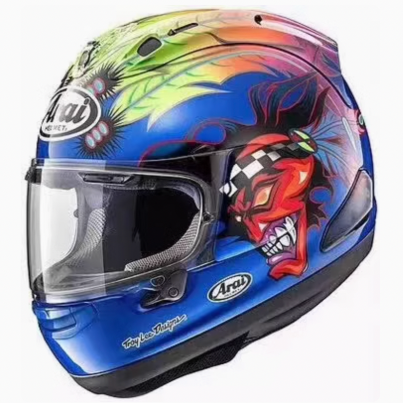 Arai RX-7 Russel Bleu