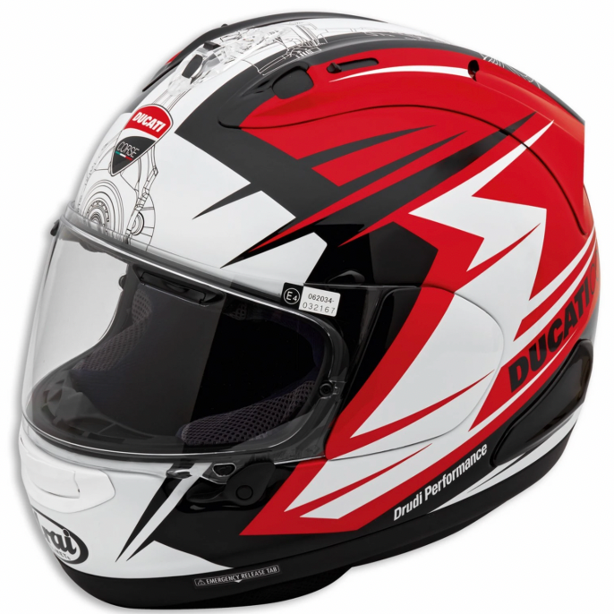 Arai RX7 Ducati Corse V7