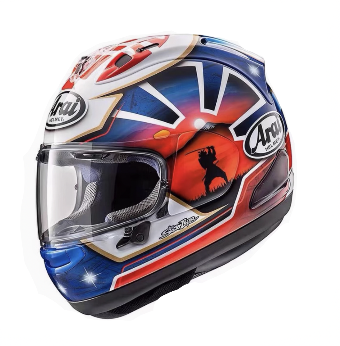 Arai RX7 Pedrosa Spirit Blue