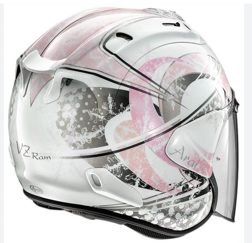Arai Vz Ram - Snow Dome Pink