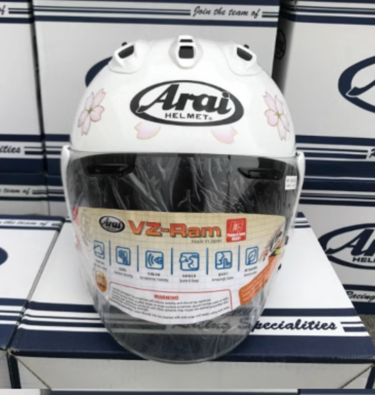 Arai Vz Ram - Sakura White