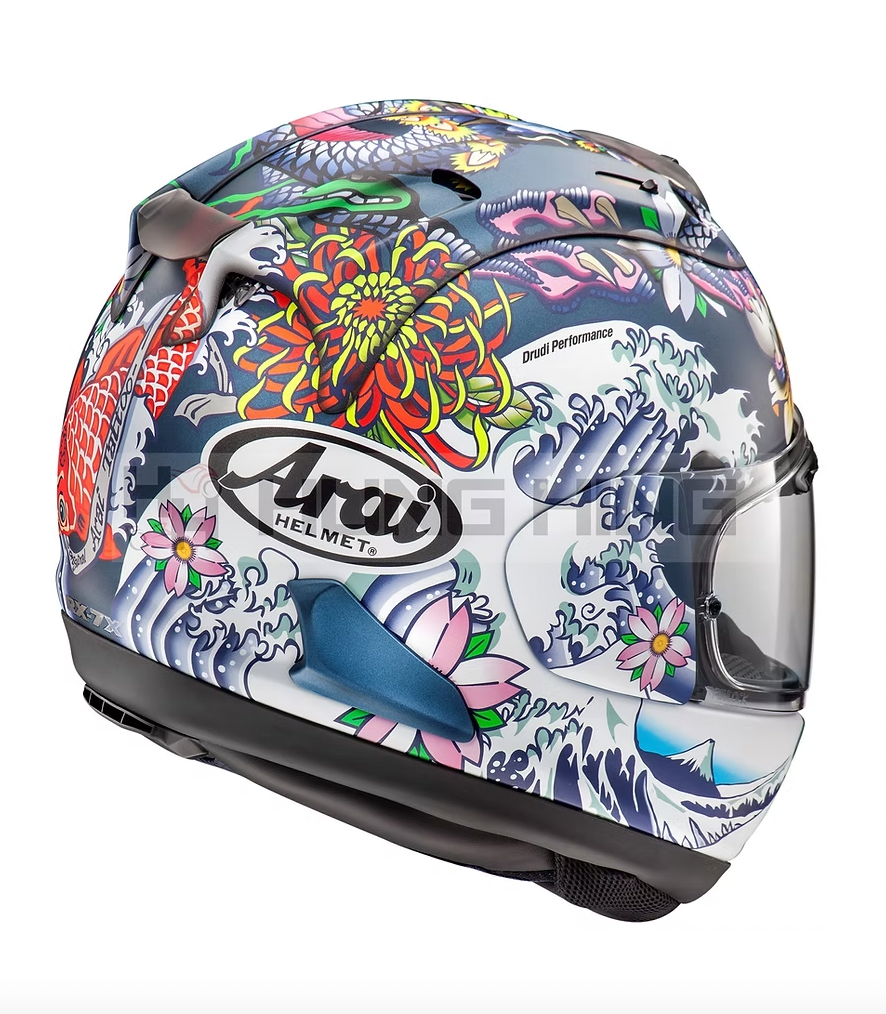 Arai RX7 - Oriental Flat Blue