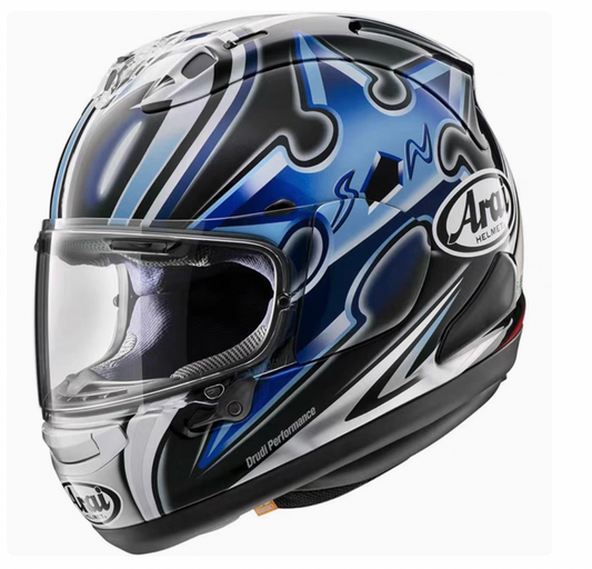Arai RX7 Nakano Shuriken Silver