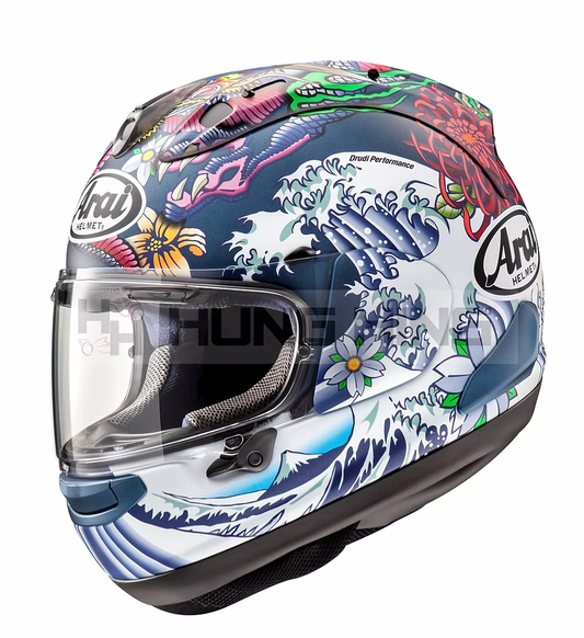 Arai RX7 Oriental Flat Blue