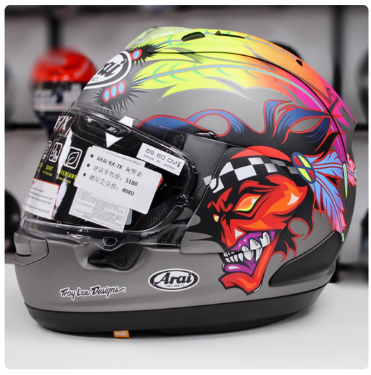 Arai RX7 Russel Grey